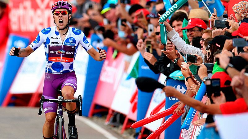 ngel Madrazo vence heroicamente en Javalambre y 'Supermn' Lpez recupera el maillot rojo de lder