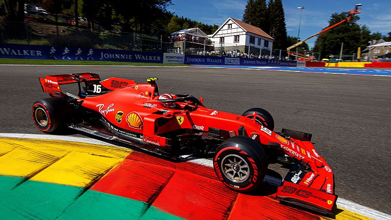 Leclerc firma el mejor tiempo en los libres de Bélgica
