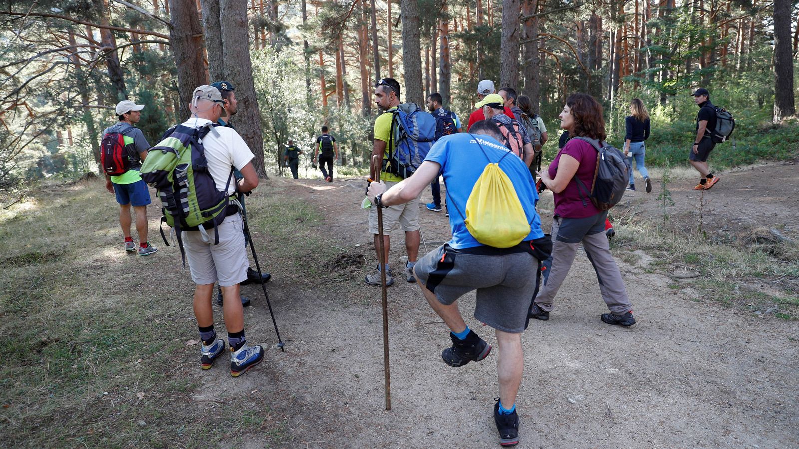 Voluntarios participan en la búsqueda de Blanca Fernández Ochoa