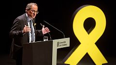 El TSJC juzgará el 25 y 26 de septiembre a Torra por desobediencia por no retirar los lazos amarillos