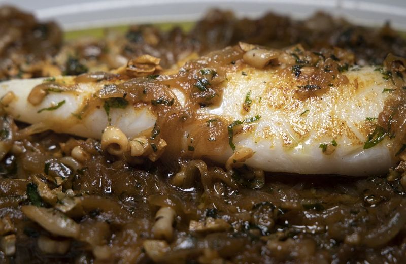 Receta de "calamares encebollados" de Dani Garca