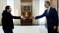 Iglesias asegura que Sánchez tiene "dos ofertas, por la izquierda y por la derecha, y tiempo para decidir"