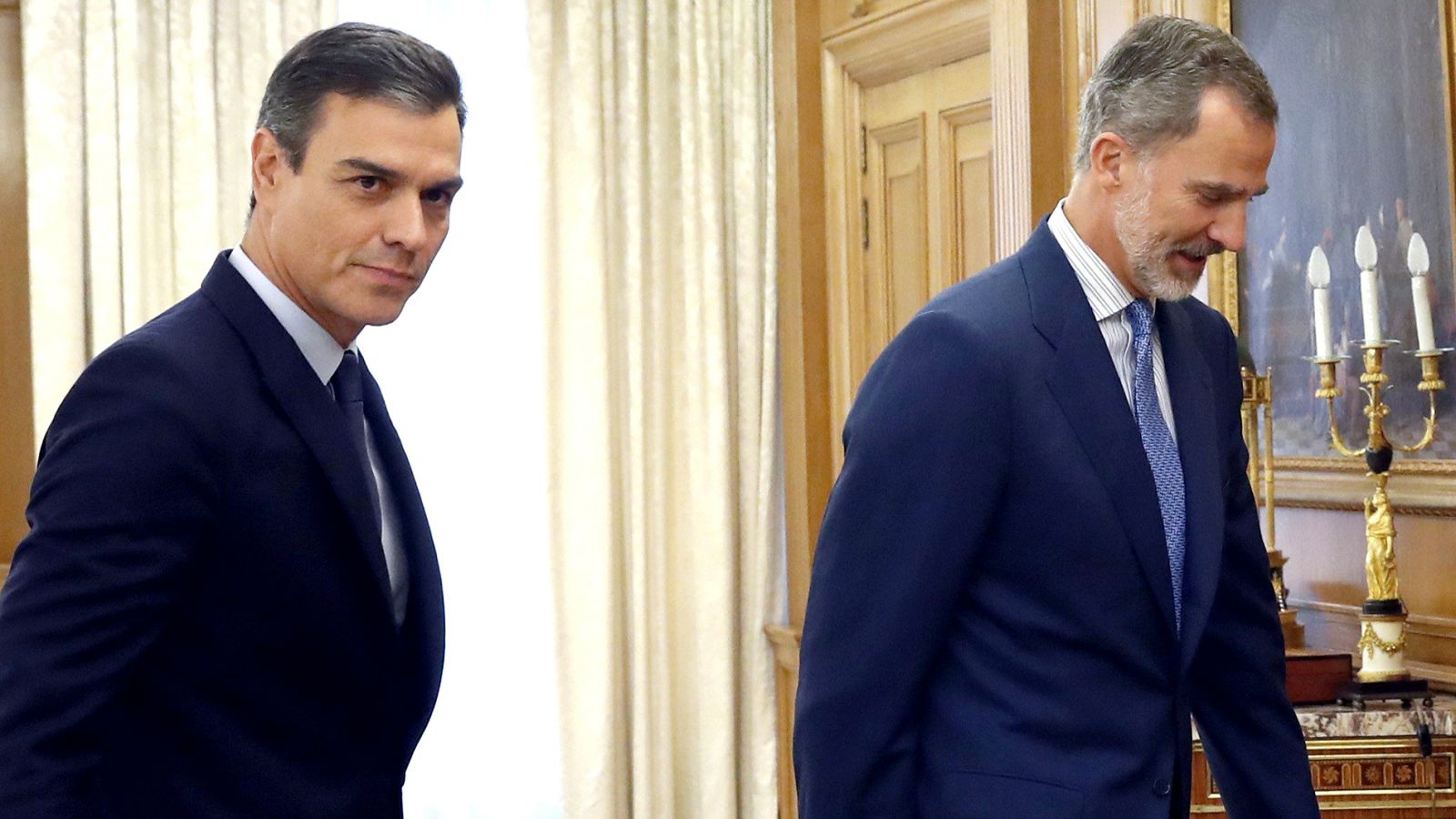 Felipe VI y Pedro Sánchez