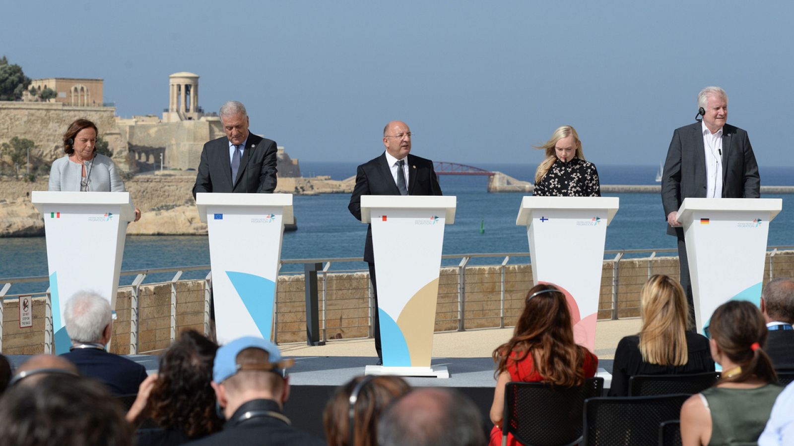 Alemania, Francia, Italia y Malta pactan una solución para gestionar los flujos migratorios del Mediterráneo central