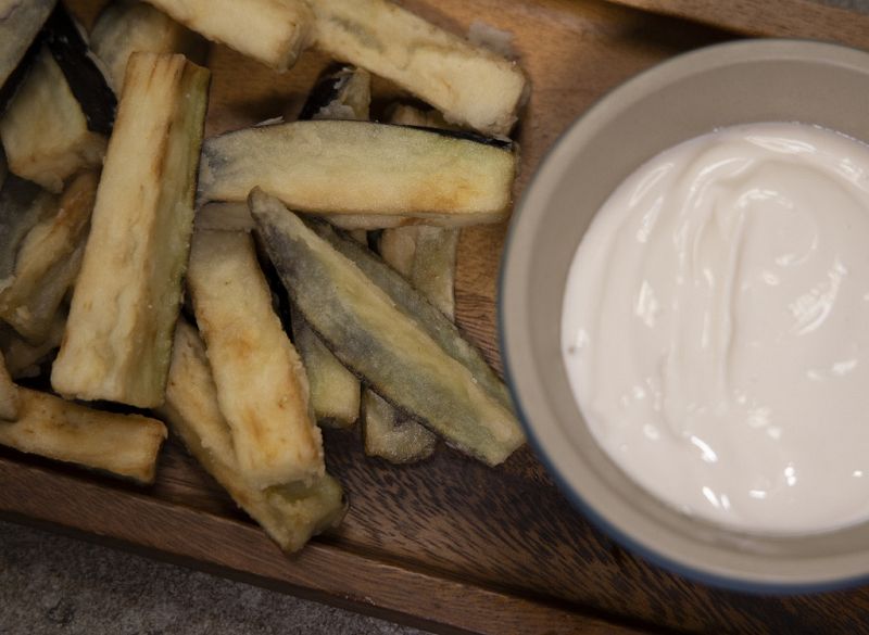 Receta de "berenjena frita" de Dani Garca