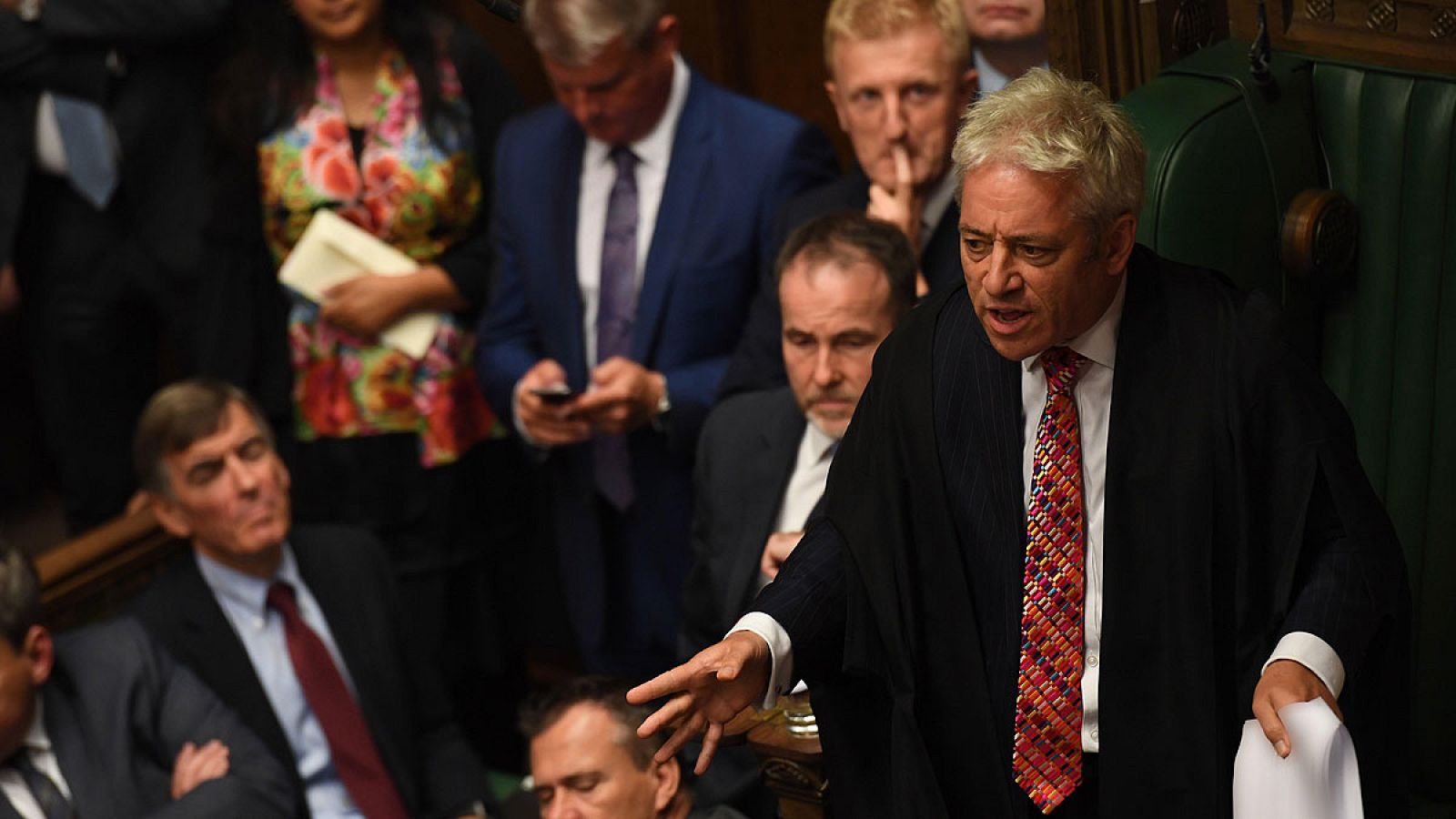 El presidente del Parlamento británico, John Bercow