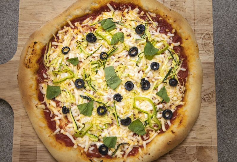 Receta de "pizza vegetal" de Dani Garca