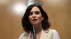 Ayuso sobre la exhumación de Franco se pregunta si "arderán las parroquias"