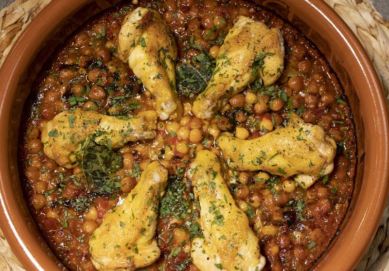 Receta de "garbanzos al horno" de Dani Garca