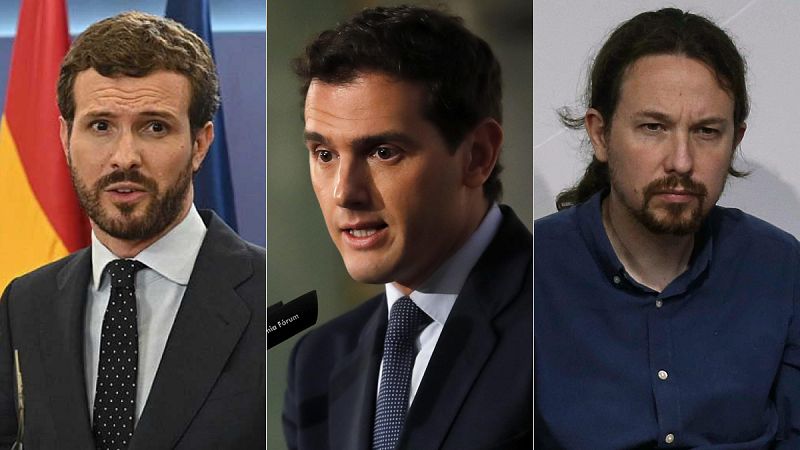 Casado y Rivera exigen que "no se indulte a los condenados" del 'procés' e Iglesias insta a la "reconciliación"