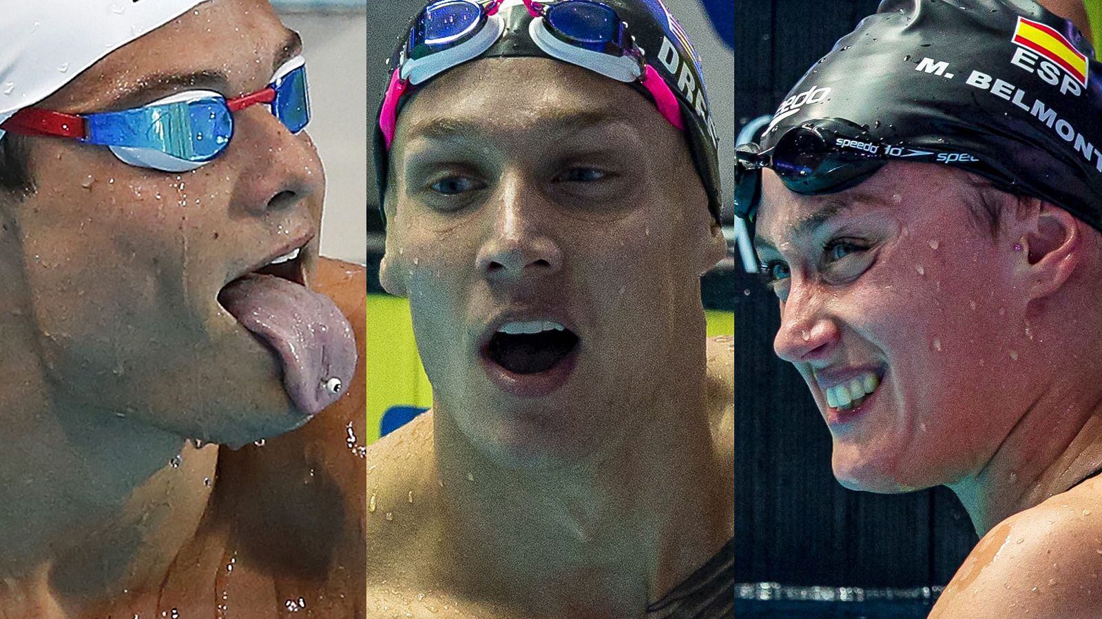 Manaudou, Dressel y Belmonte
