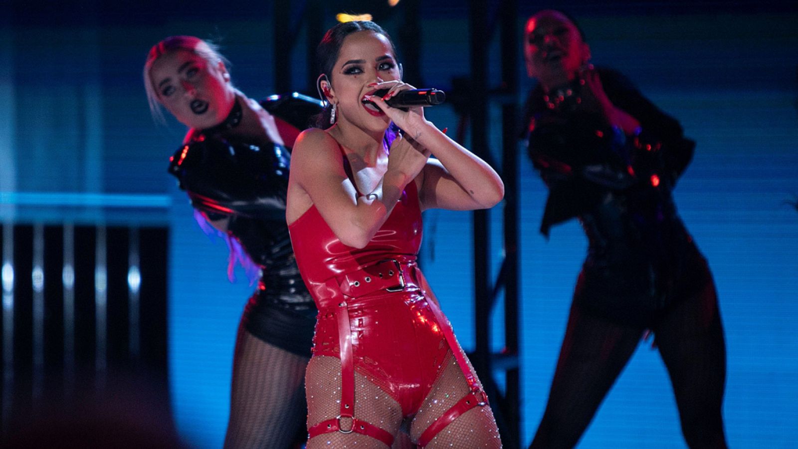 Becky G durante los premios Latin American Music 2019