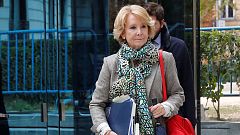 Esperanza Aguirre se desmarca de la financiación ilegal del PP y señala al gerente