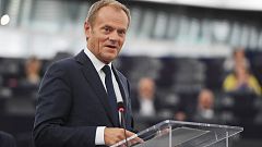 Tusk recomendará a los Veintisiete que acepten la prórroga del 'Brexit' que pide el Reino Unido
