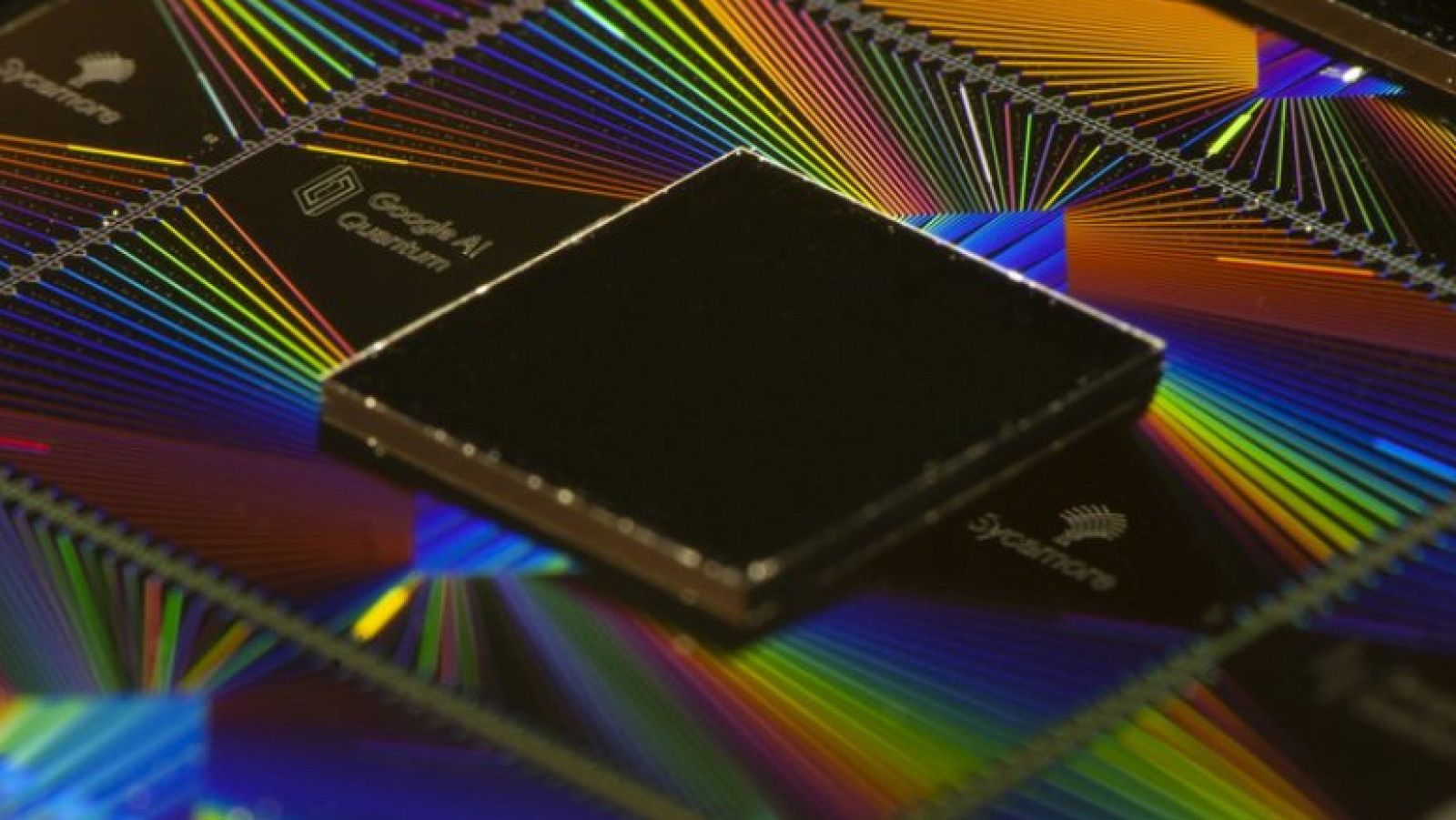 Procesador Sycamore con el que Google anuncia que ha alcanzado la supremacía cuántica.