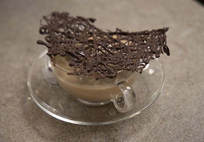 Receta de "panacota de café" de Dani García
