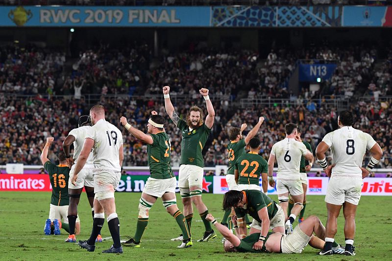 Sudáfrica se impone a Inglaterra y gana el mundial de rugby de Japón