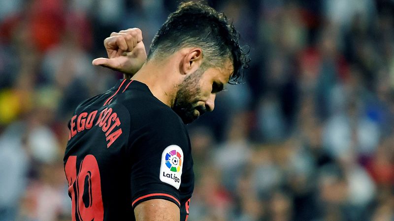 Diego Costa y su infortunio condenan al Atlético a empatar en Sevilla
