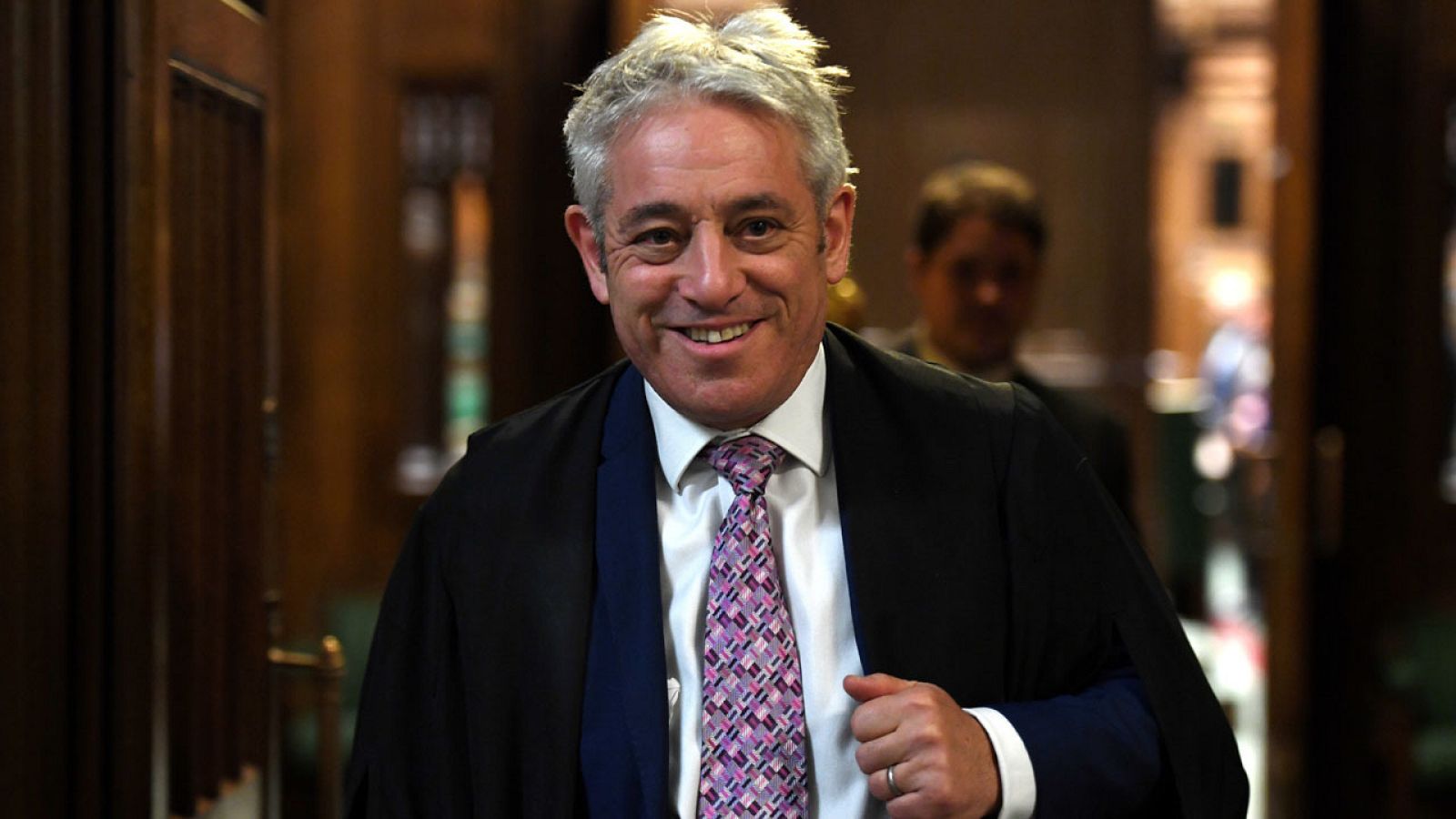 John Bercow, durante su despedida del Parlamento británico