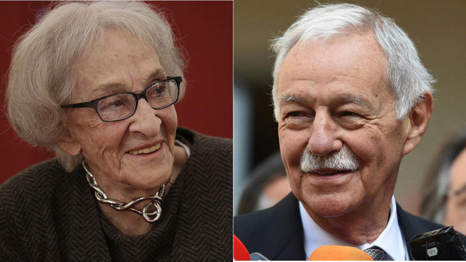 Ida Vitale y Eduardo Mendoza, dos de los galardonados con el Premio Cervantes