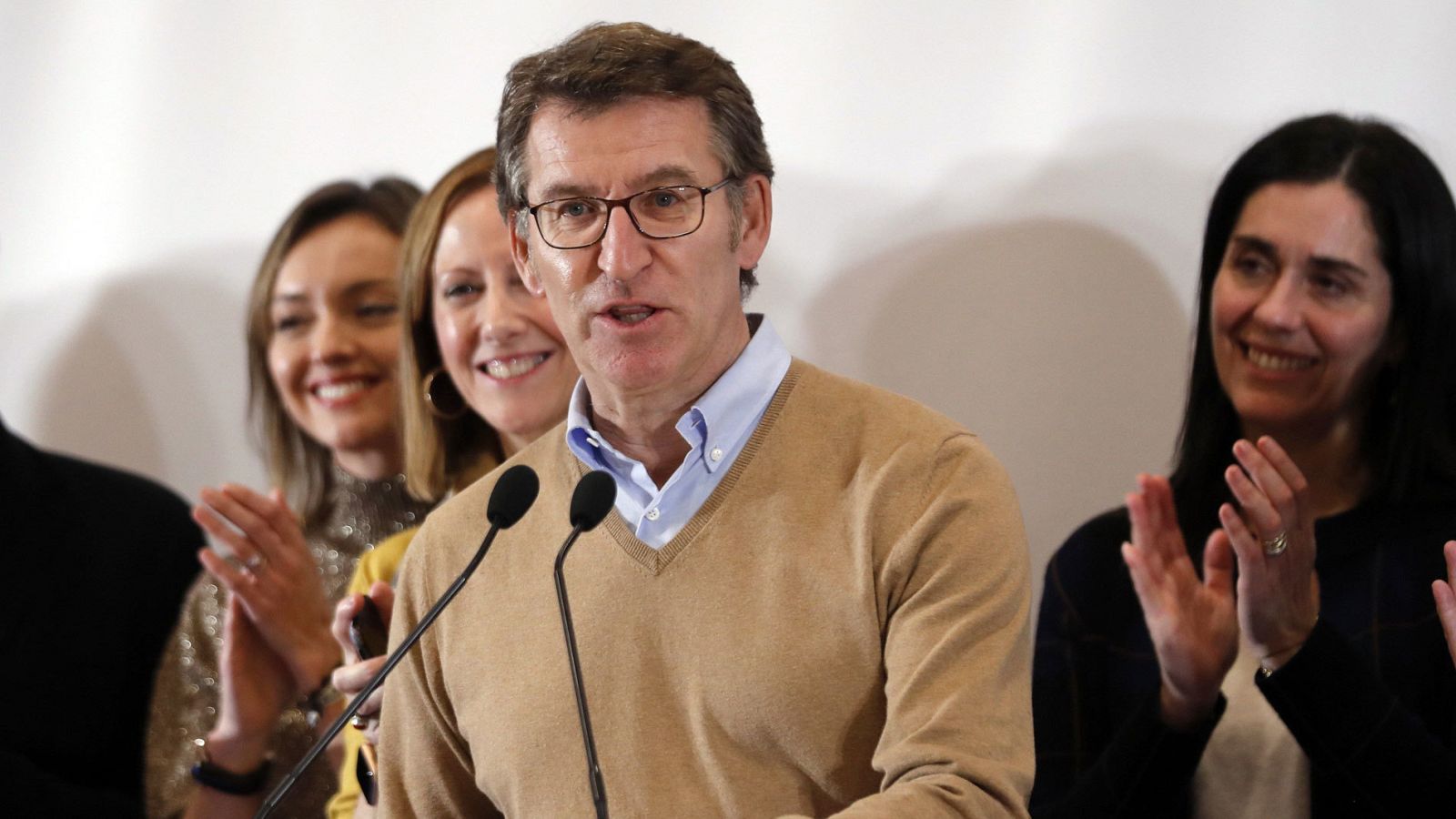 El presidente del Partido Popular de Galicia, Alberto Núñez Feijóo