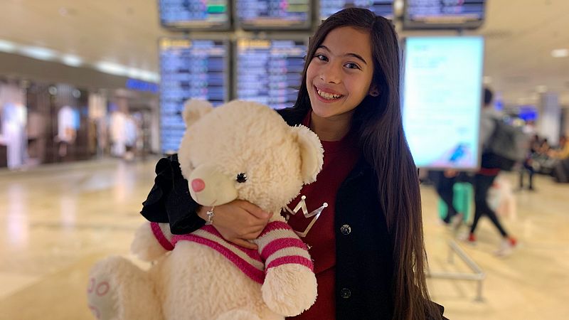 Melani ya ha puesto rumbo a Polonia: "Cantar en Eurovisin Junior es mi sueo"