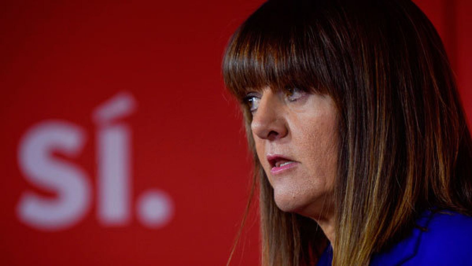 La secretaria general de los socialistas vascos, Idoia Mendia