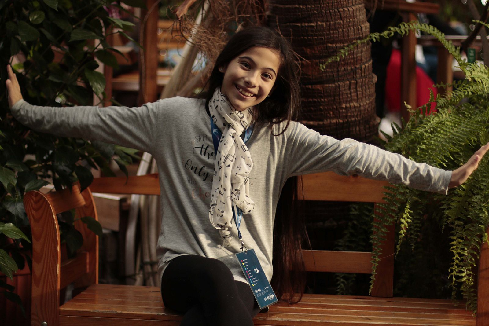 Melani en el Palm House de Gliwice