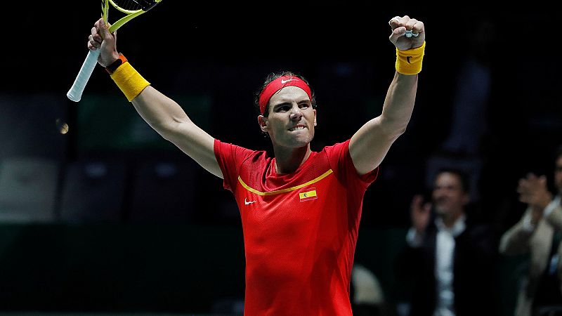 Nadal: "Lo único malo del formato es que es la una y empieza el último partido" 