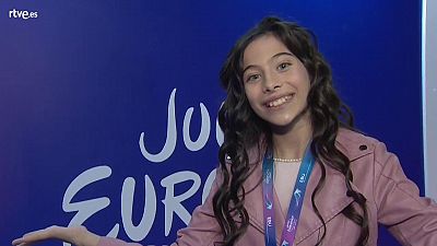 Melani disfruta de sus �ltimas horas antes de la gran final de 'Eurovisi�n Junior'