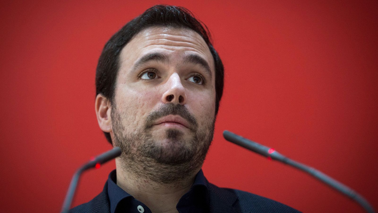 El coordinador federal de IU, Alberto Garzón