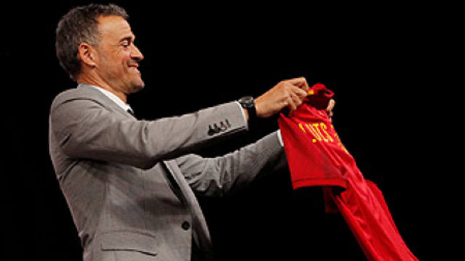 Luis Enrique, en la presentación como seleccionador