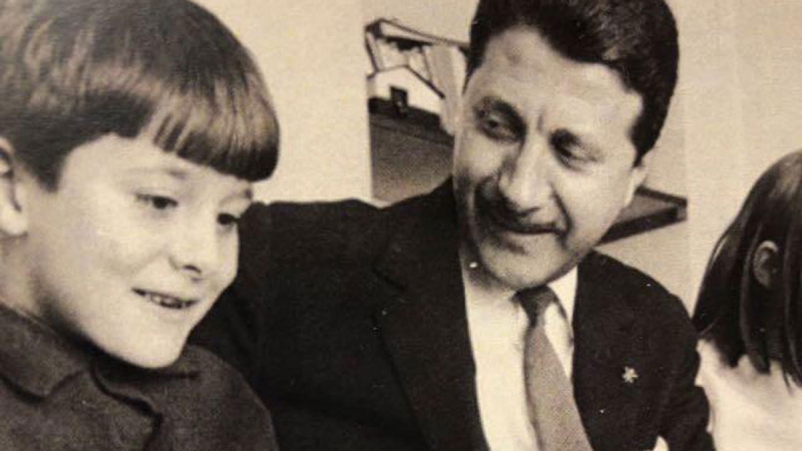 Jesús Álvarez Cervantes con su padre Jesús Álvarez