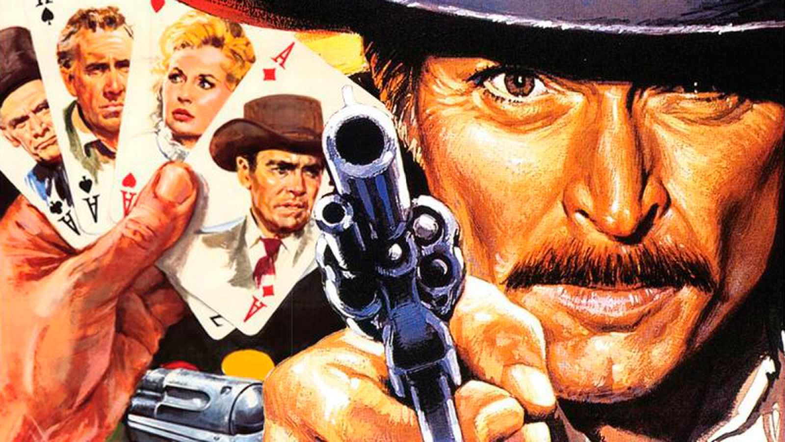 Detalle del cartel de 'El halcón y la presa', de MAC