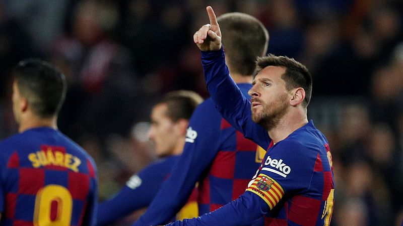 El Barça brilla en la fiesta de Messi