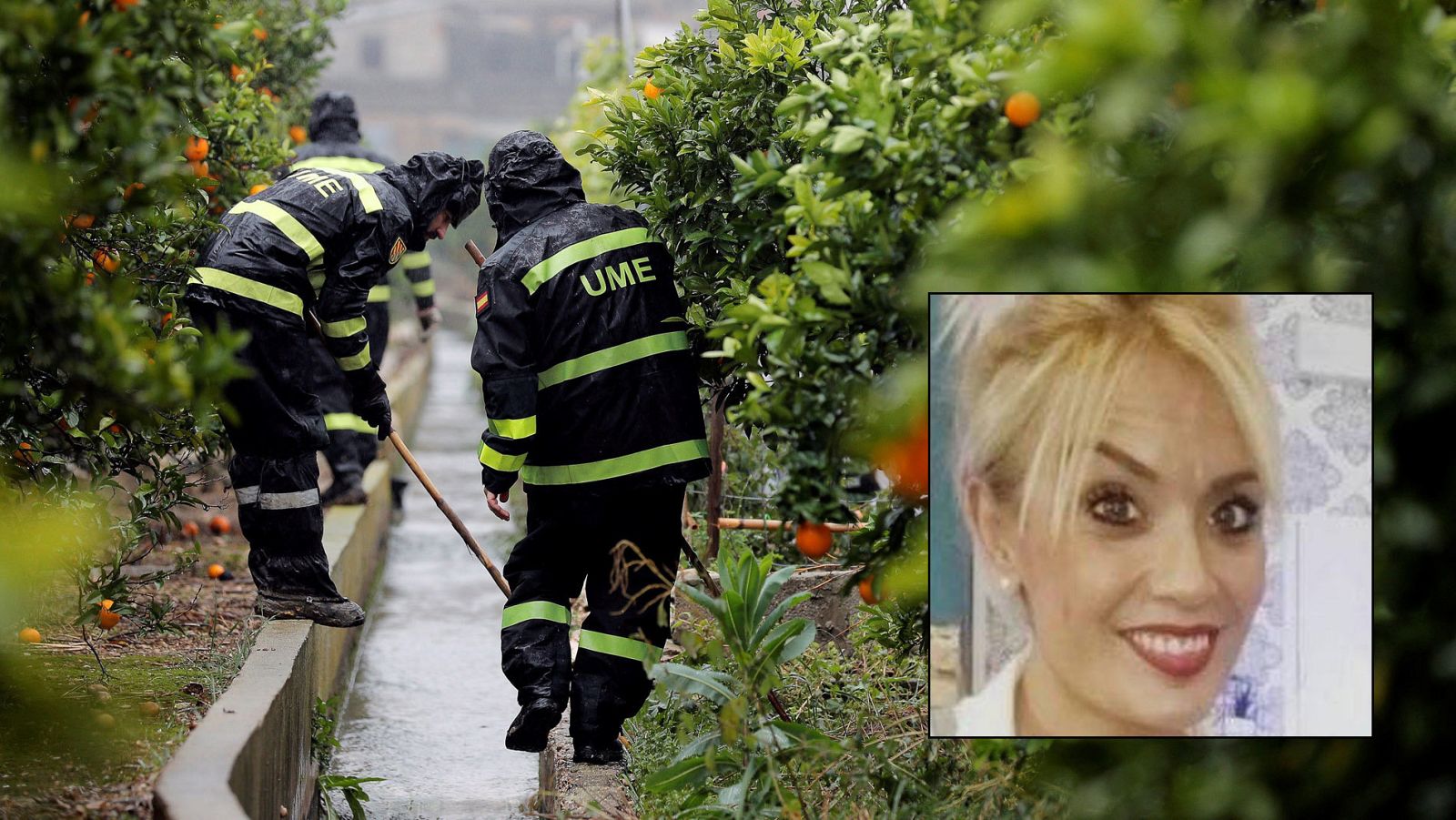 Agentes de la UME participando este martes en la búsqueda de la joven Marta Calvo