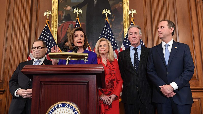 Los dem�cratas formalizan las acusaciones del 'impeachment' contra Trump: abuso de poder y obstrucci�n