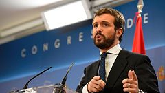 Casado apela a Cs para que facilite una "investidura técnica" y advierte: "Si Sánchez fracasa, debe dejar paso"