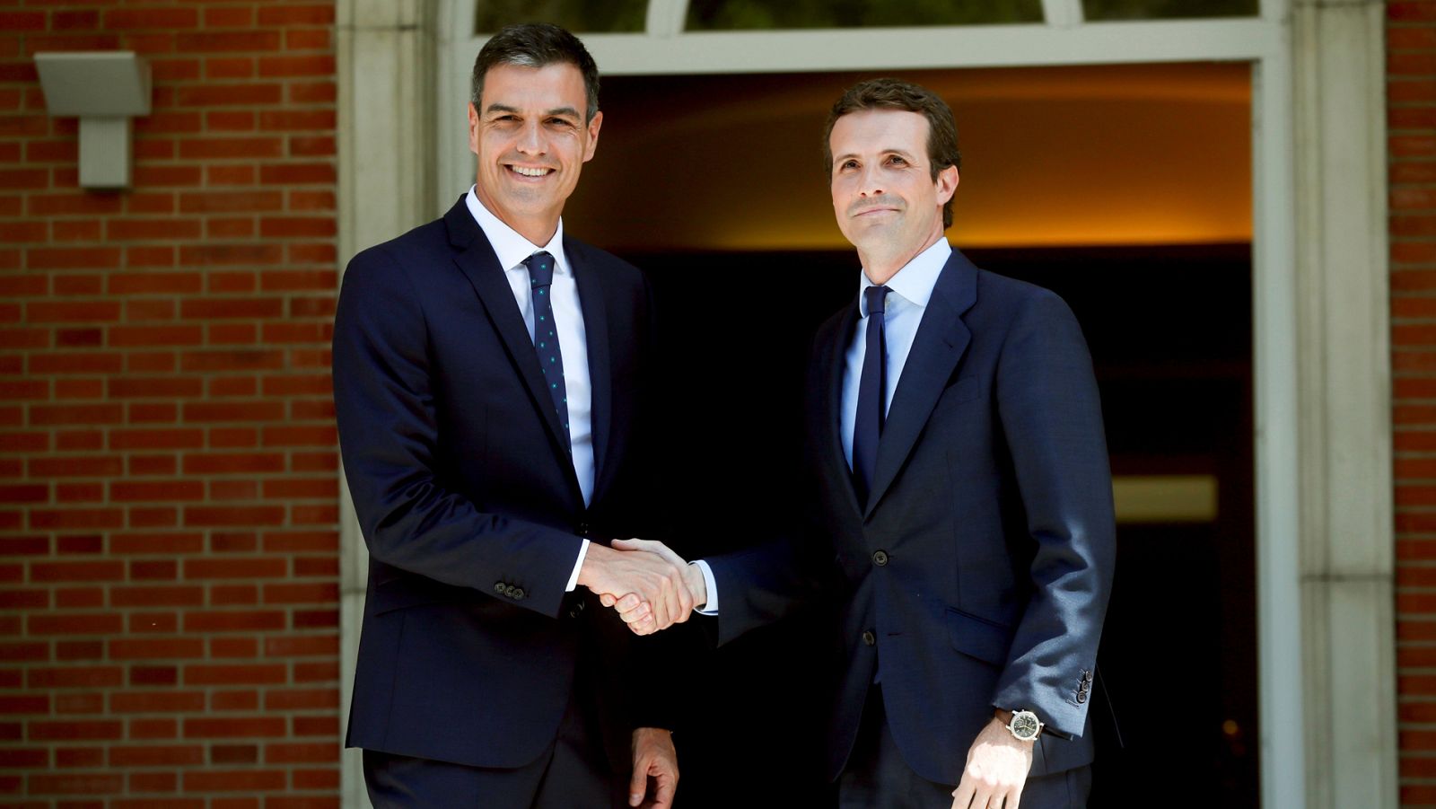 Pedro Sánchez y Pablo Casado