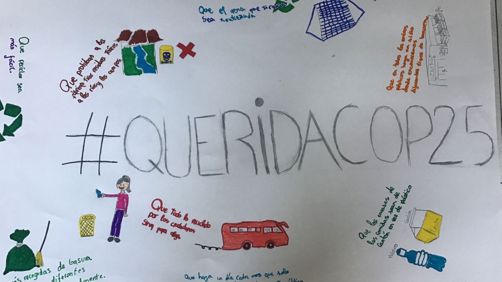 "Querida COP 25": las 'cartas a los Reyes Magos' que han escrito cientos de niños para pedir un planeta mejor