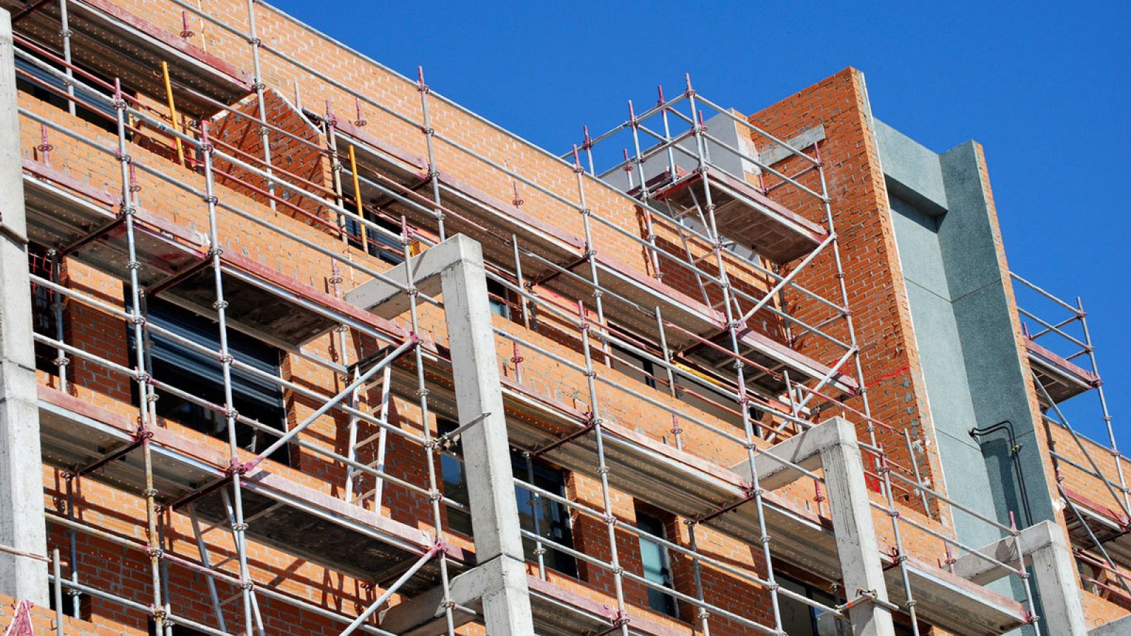 Un edificio en construcción