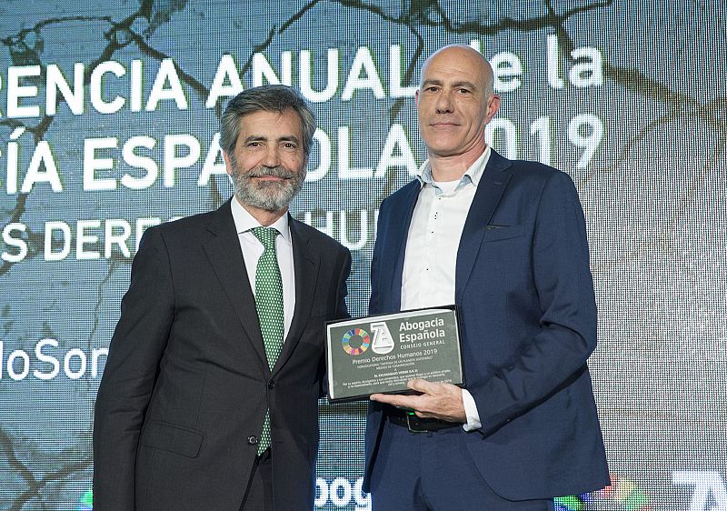 'El Escarabajo verde' recoge el Premio Derechos Humanos Abogac�a Espa�ola 2019