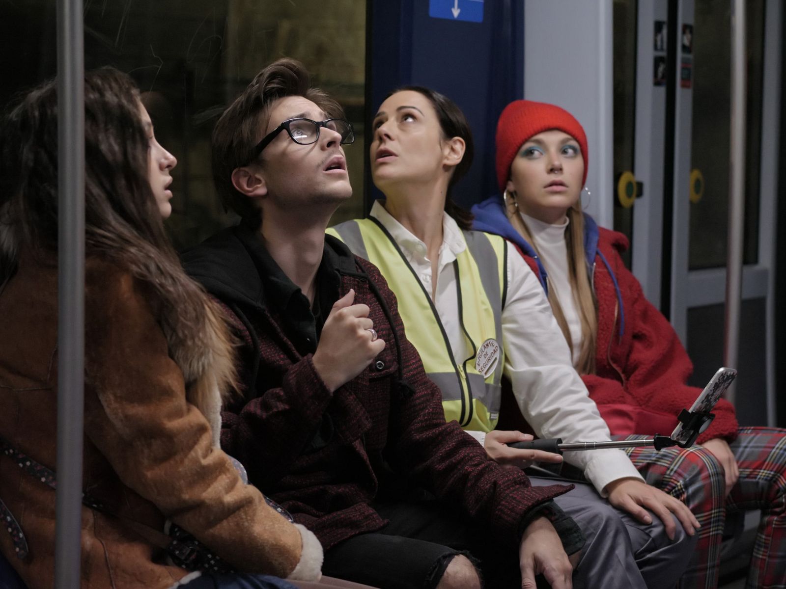 La nueva ficción de Playz está grabada en el metro