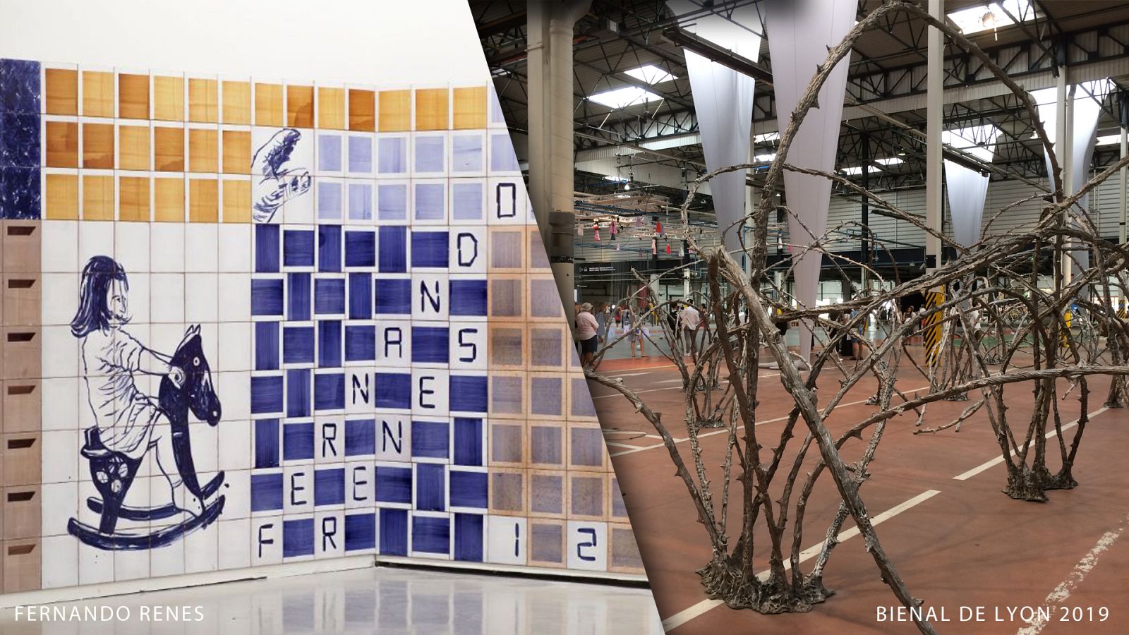 Programas dedicados a Fernando Renes y la Bienal de Lyon 2019