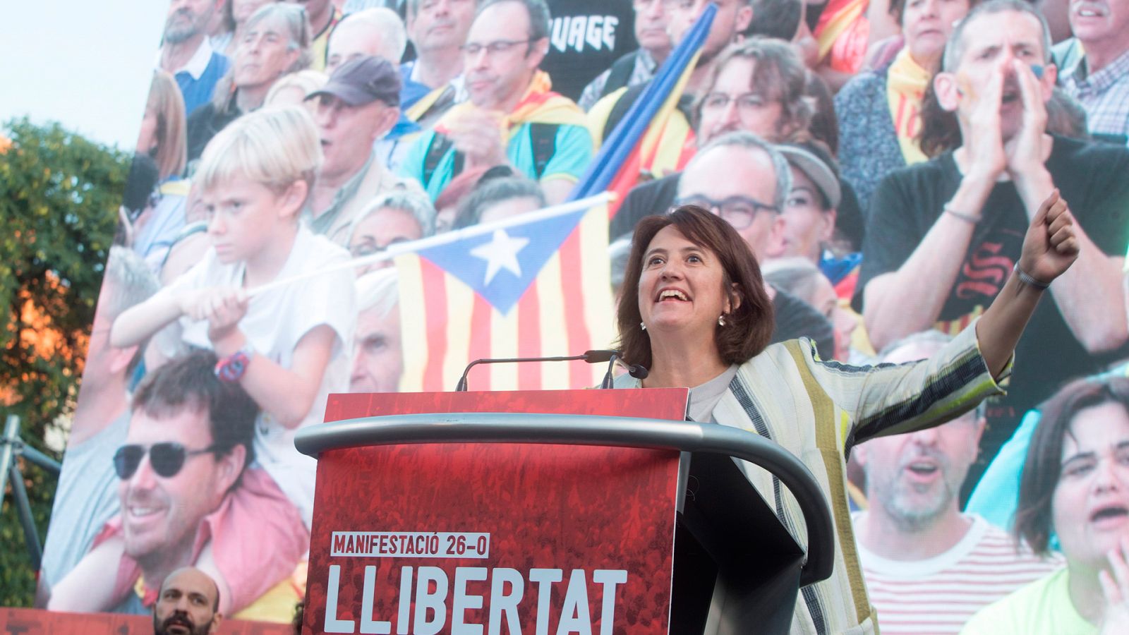 La presidenta de la ANC, Elisenda Paluzie