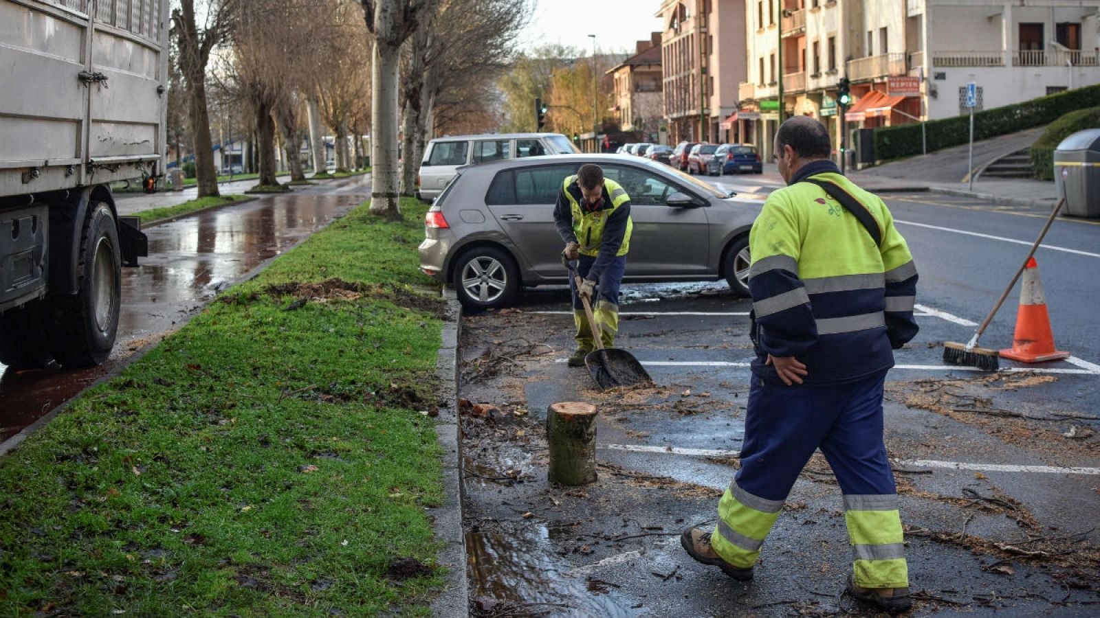 El temporal de viento deja incidentes de escasa gravedad