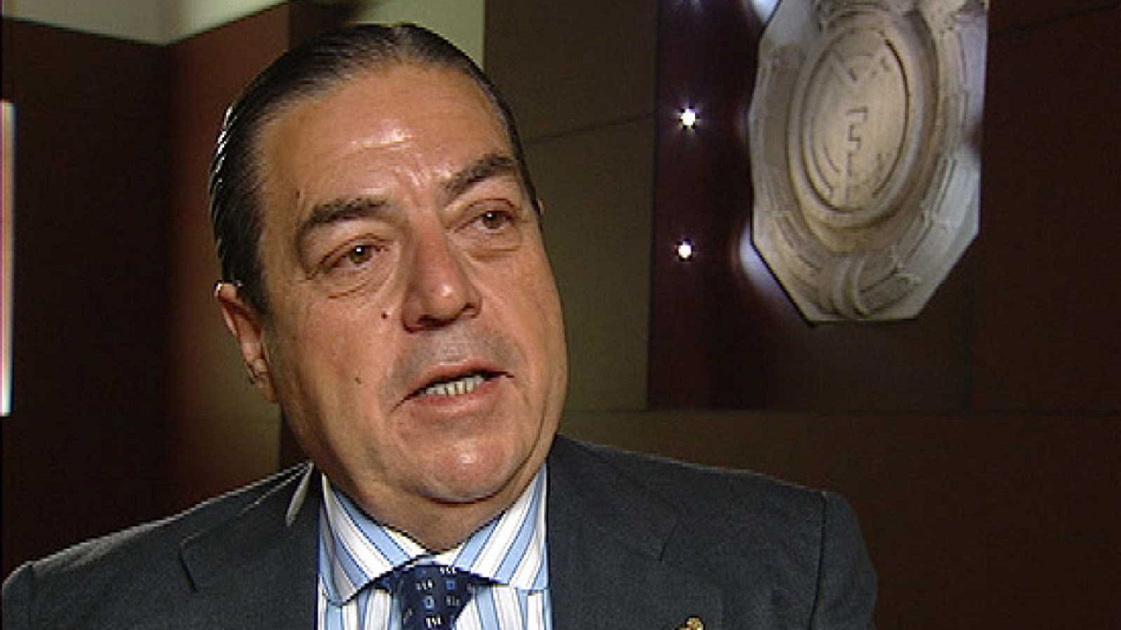 Boluda, en su época de presidente del Real Madrid