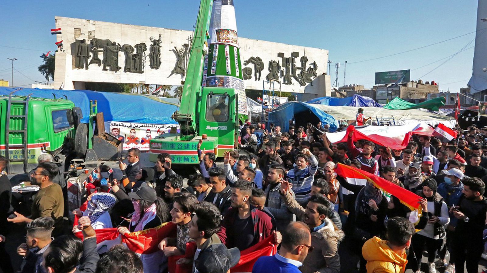 El presidente de Irak se niega a nombrar al primer ministro rechazado por los manifestantes