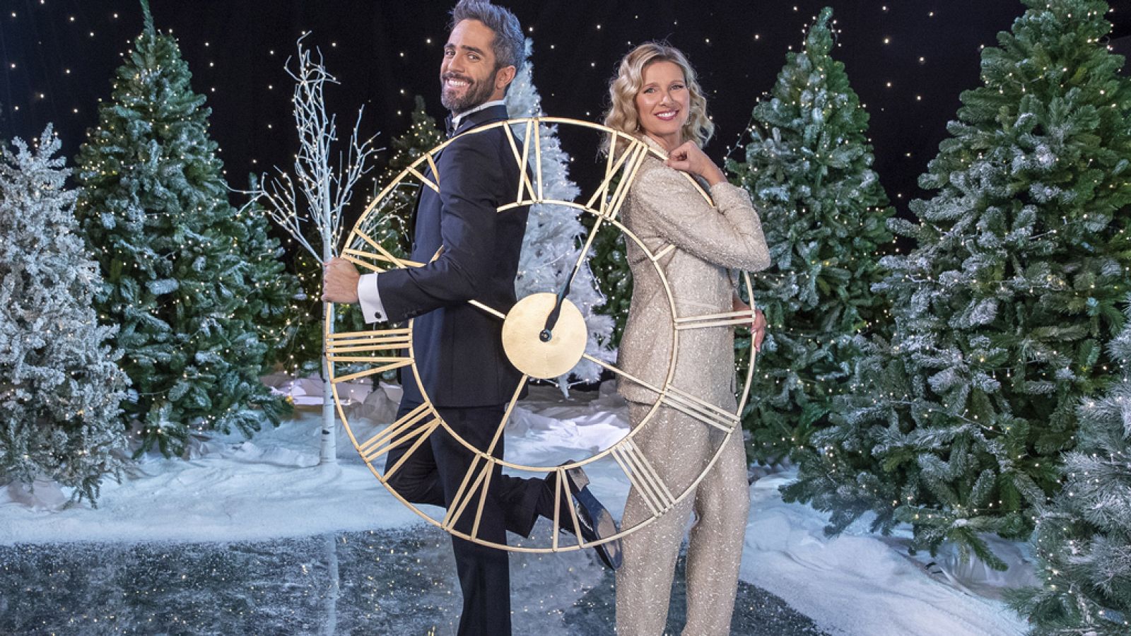 Roberto Leal y Anne Igartiburu