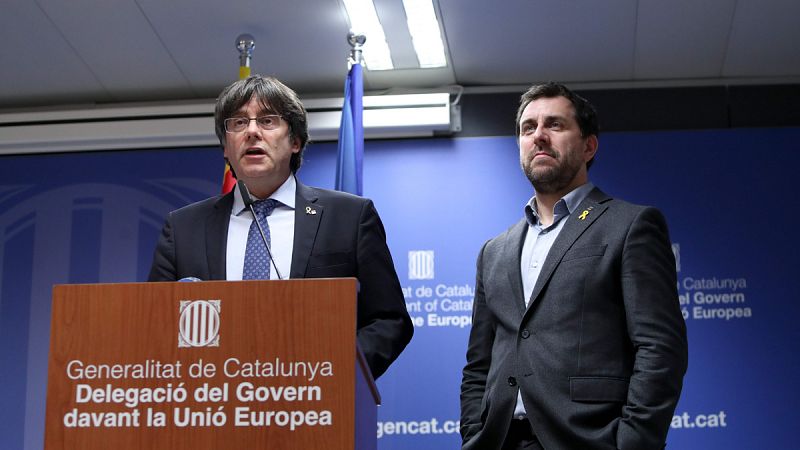 Puigdemont y Comín piden al Constitucional el levantamiento de sus órdenes de detención